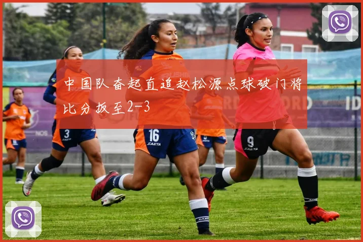 中国队奋起直追赵松源点球破门将比分扳至2-3